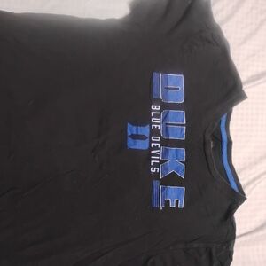 Champion Black Tee with White Backprint Logo